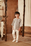 The Asal Kita 3/4 Sleeve Kurta - LightTwin