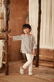 The Asal Kita 3/4 Sleeve Kurta - LightTwin
