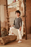 The Asal Kita 3/4 Sleeve Kurta - Molten Richline