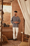 The Asal Kita Men 3/4 Sleeve Kurta - Grislyn