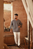 The Asal Kita Men 3/4 Sleeve Kurta - Grislyn
