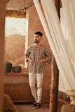 The Asal Kita Men 3/4 Sleeve Kurta - Moss Square