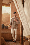 The Asal Kita Men 3/4 Sleeve Kurta - Moss Square