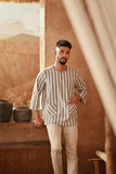 The Asal Kita Men 3/4 Sleeve Kurta - LightTwin