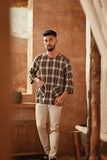 The Asal Kita Men 3/4 Sleeve Kurta - StitchBound