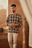 The Asal Kita Men 3/4 Sleeve Kurta - StitchBound
