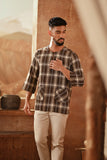 The Asal Kita Men 3/4 Sleeve Kurta - StitchBound