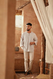 The Asal Kita Men 3/4 Sleeve Kurta - Aureline