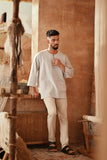 The Asal Kita Men 3/4 Sleeve Kurta - Aureline