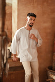 The Asal Kita Men 3/4 Sleeve Kurta - Aureline