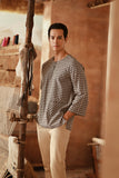 The Asal Kita Men 3/4 Sleeve Kurta - TimberCheck