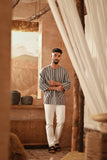 The Asal Kita Men 3/4 Sleeve Kurta - Denimline