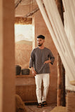 The Asal Kita Men 3/4 Sleeve Kurta - NightTwin