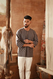 The Asal Kita Men 3/4 Sleeve Kurta - NightTwin