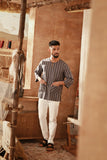 The Asal Kita Men 3/4 Sleeve Kurta - NightTwin