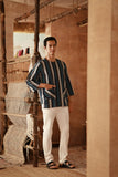 The Asal Kita Men 3/4 Sleeve Kurta - Oceana