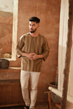 The Asal Kita Men 3/4 Sleeve Kurta - Forest Wideframe