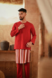 The Asal Kita Men Baju Melayu Teluk Belanga - Rumba Red