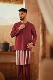 The Asal Kita Men Baju Melayu Teluk Belanga - Rumba Red
