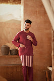 The Asal Kita Men Baju Melayu Teluk Belanga - Rumba Red