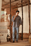 The Asal Kita Men 3/4 Sleeve Kurta - Frostgrid