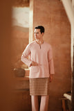 The Asal Kita Men Baju Melayu Teluk Belanga - Dusty Pink
