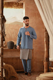 The Asal Kita Men Baju Melayu Teluk Belanga - Coronet Blue