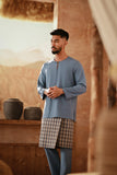 The Asal Kita Men Baju Melayu Teluk Belanga - Coronet Blue