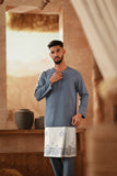 The Asal Kita Men Baju Melayu Teluk Belanga - Coronet Blue