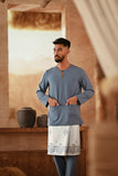 The Asal Kita Men Baju Melayu Teluk Belanga - Coronet Blue