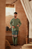 The Asal Kita Men Baju Melayu Teluk Belanga - Sage Green