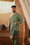 The Asal Kita Men Baju Melayu Teluk Belanga - Sage Green