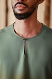 The Asal Kita Men Baju Melayu Teluk Belanga - Sage Green
