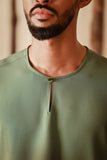 The Asal Kita Men Baju Melayu Teluk Belanga - Sage Green
