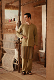 The Asal Kita Men Baju Melayu Teluk Belanga - Butter Olive