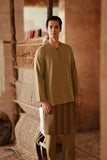The Asal Kita Men Baju Melayu Teluk Belanga - Butter Olive