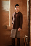 The Asal Kita Men Baju Melayu Teluk Belanga - Dark Burgundy