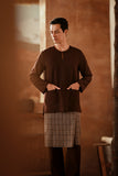 The Asal Kita Men Baju Melayu Teluk Belanga - Dark Burgundy