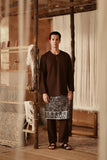 The Asal Kita Men Baju Melayu Teluk Belanga - Dark Burgundy