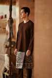 The Asal Kita Men Baju Melayu Teluk Belanga - Dark Burgundy