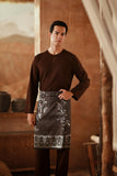The Asal Kita Men Baju Melayu Teluk Belanga - Dark Burgundy