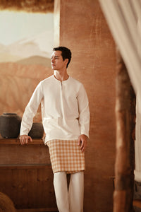 The Asal Kita Men Baju Melayu Teluk Belanga - Whisper Cream