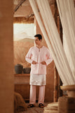 The Asal Kita Men Baju Melayu Teluk Belanga - Coral Blush