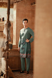 The Asal Kita Men Baju Melayu Teluk Belanga - Sage Green