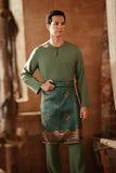 The Asal Kita Men Baju Melayu Teluk Belanga - Sage Green