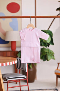 The Akari Babies Kurung - Pink Stripe