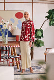 The Akari Women Puffora Blouse - Cherries