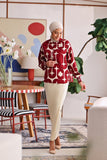 The Akari Women Puffora Blouse - Cherries