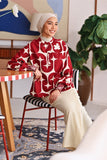 The Akari Women Puffora Blouse - Cherries