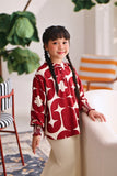 The Akari Puffora Blouse - Cherries